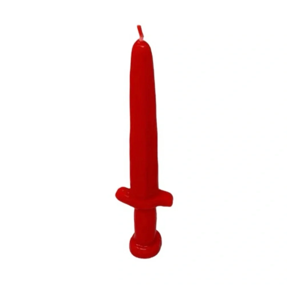 Red sword candle